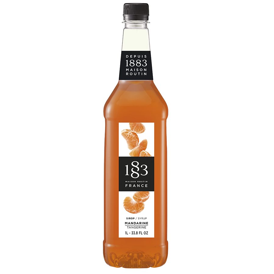 1883 Tangerine Syrup PET – 1 L Case | Houston's, Inc.